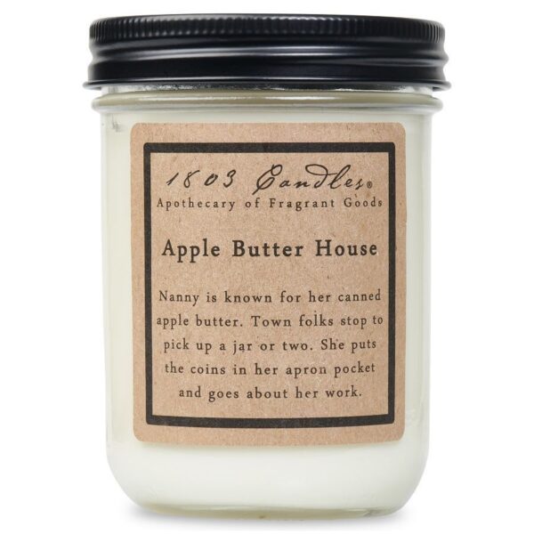 1803 Candles- Apple Butter House- 14oz Jar Candle