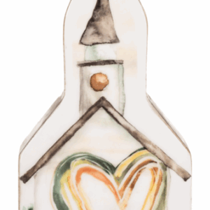 Watercolor Church Art Blocks- Love